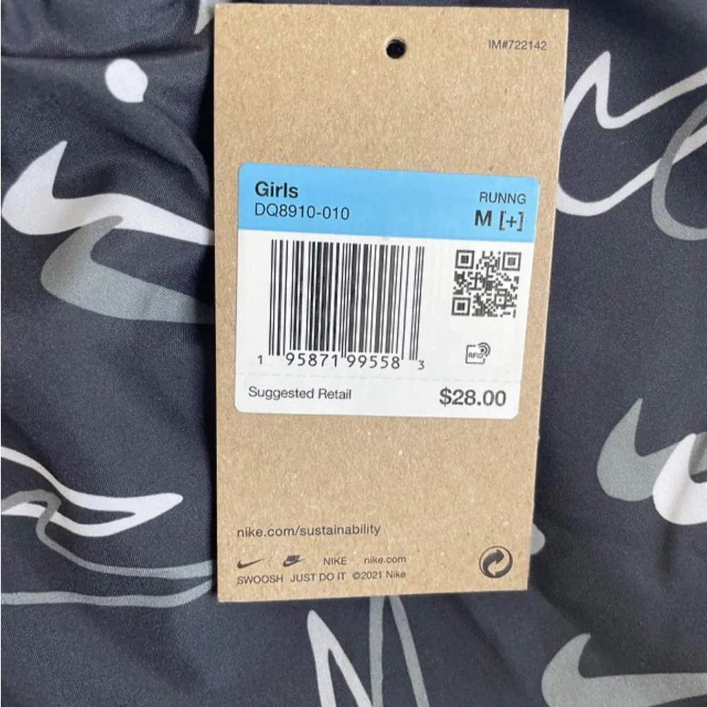 Nike Big Girl Plus Brief Lined Shorts - Picture 4 of 5